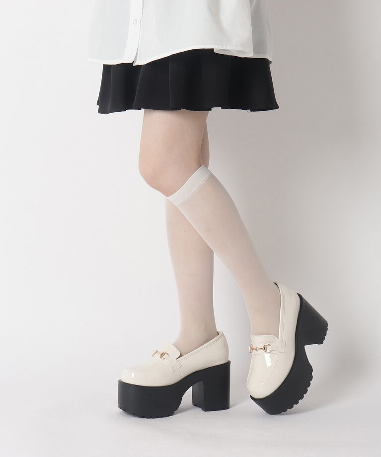 csT&P「厚底ビット付きローファーパンプス」|パンプス|