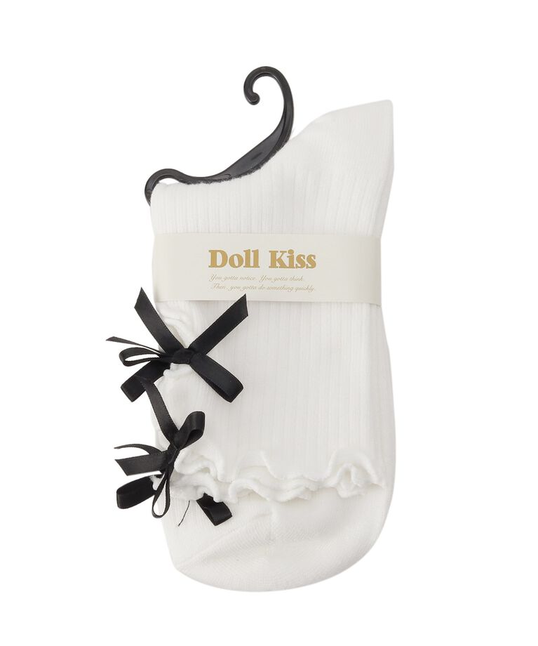 Doll Kiss「くり抜きリボン付きソックス　靴下」|ソックス|