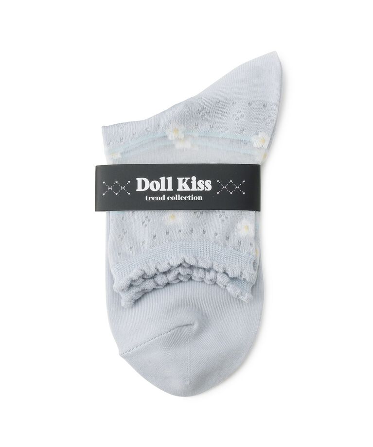 Doll Kiss「シースルー花柄ソックス」|ソックス|