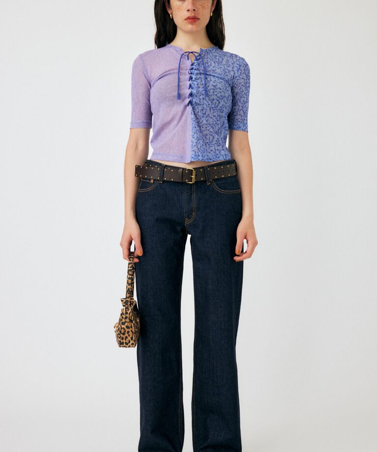 MOUSSY「90S LOWRISE LOOSE STRAIGHT OW」|デニム|One Wash1