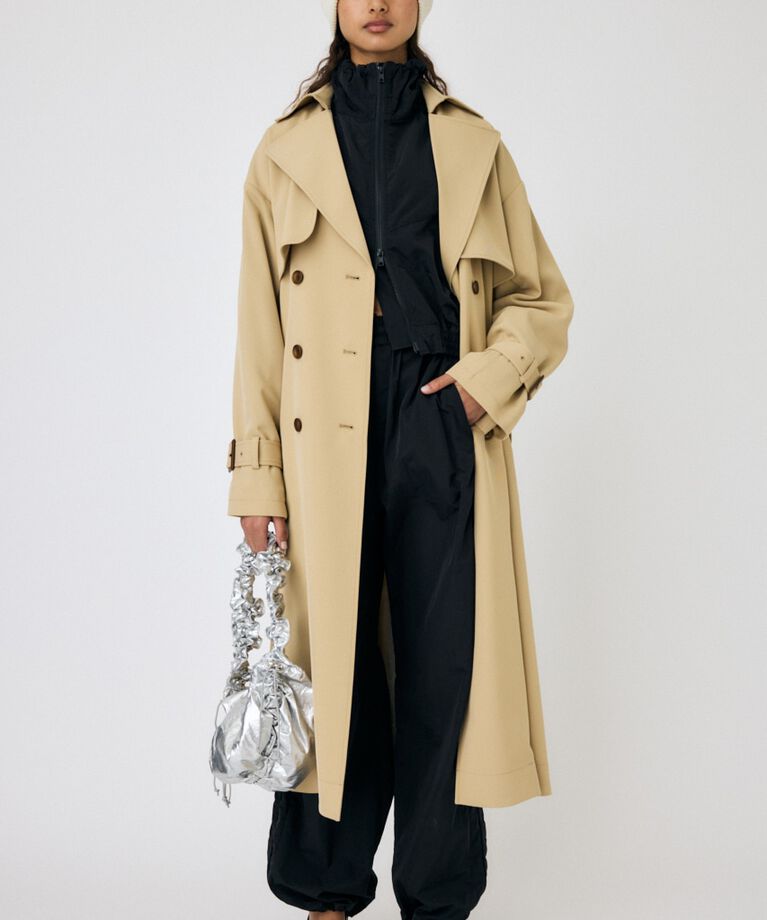 MOUSSY「LOOSE DRAPE トレンチコート」|その他|BEG