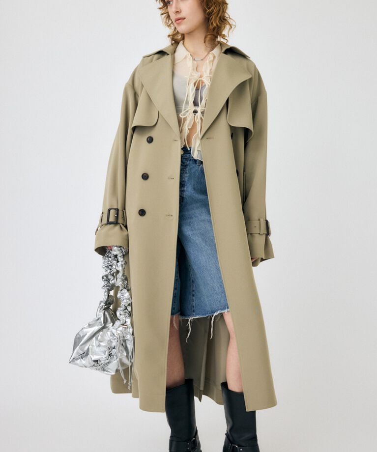 MOUSSY「LOOSE DRAPE トレンチコート」|その他|