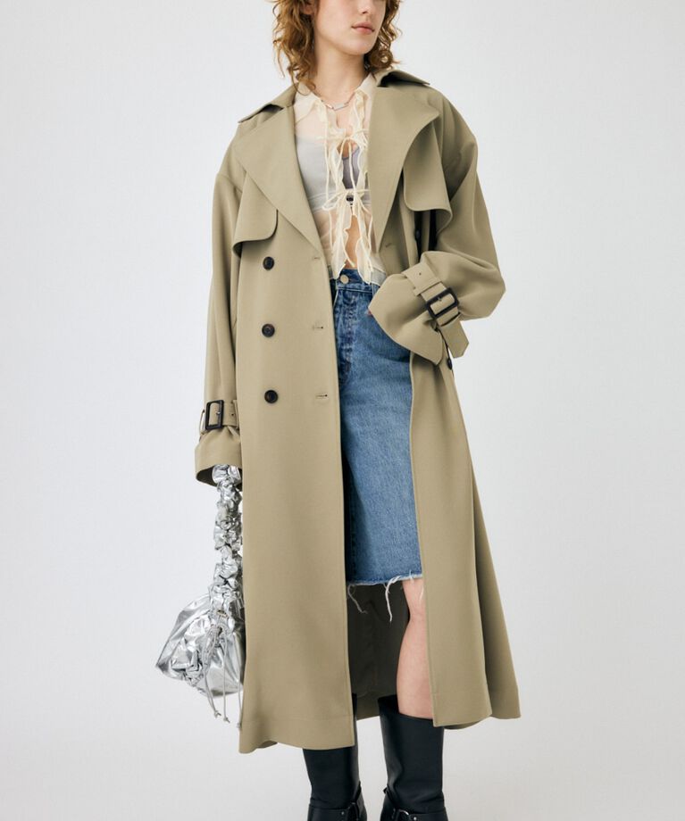 MOUSSY「LOOSE DRAPE トレンチコート」|その他|