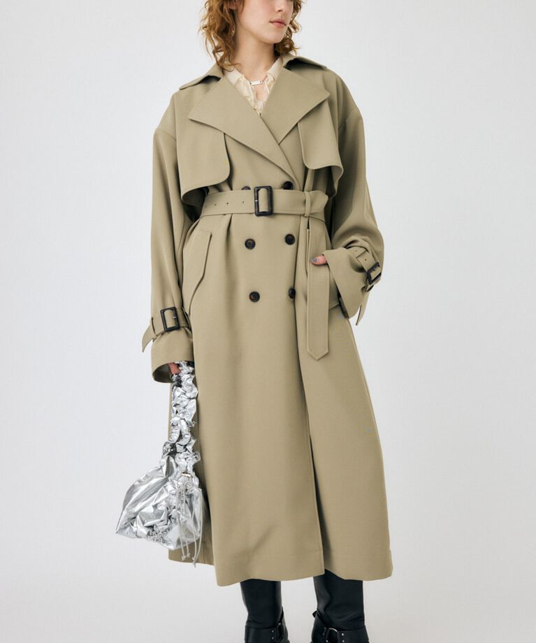 MOUSSY「LOOSE DRAPE トレンチコート」|その他|