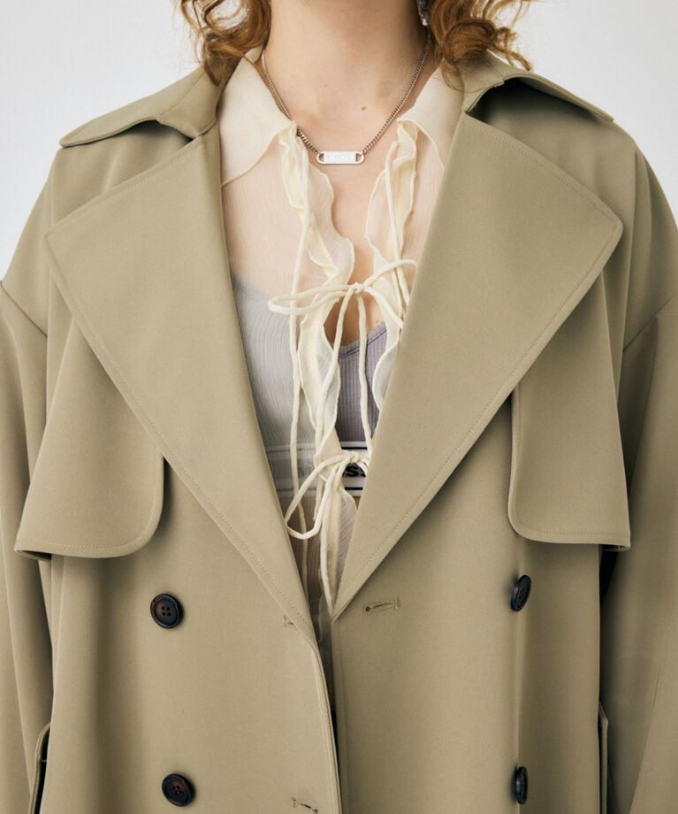 MOUSSY「LOOSE DRAPE トレンチコート」|その他|