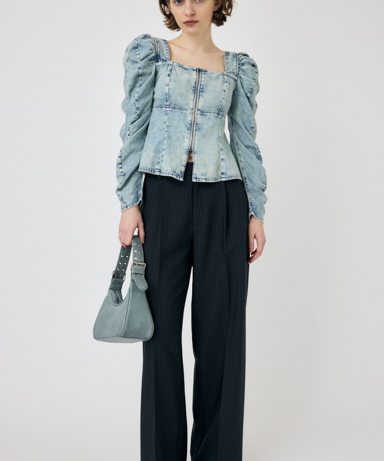 MOUSSY「WIDE LEG トラウザー」|その他|