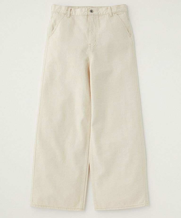 MOUSSY「オーガニックコットンデニムローライズルーズストレート」|デニム|