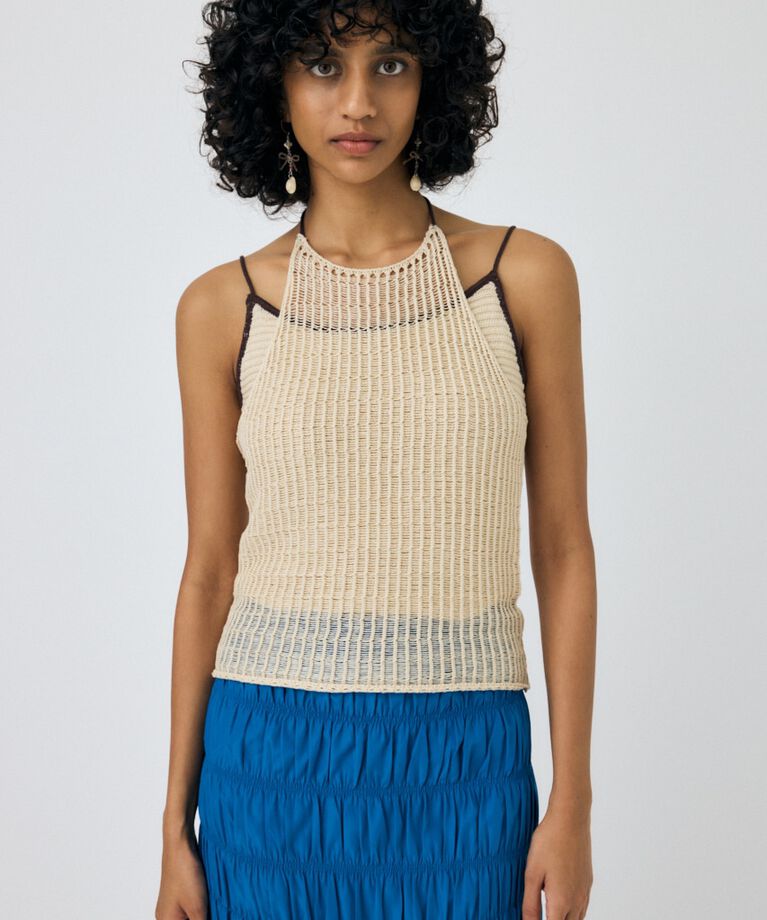 MOUSSY「MESH KNIT キャミソール」|キャミソール|IVOY3