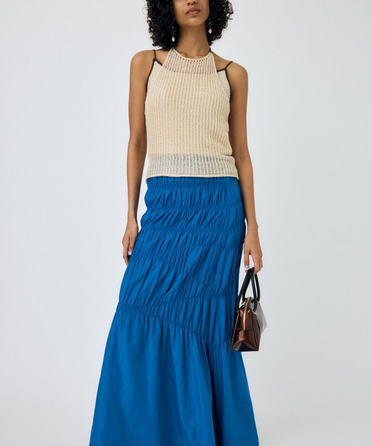 MOUSSY「MESH KNIT キャミソール」|キャミソール|