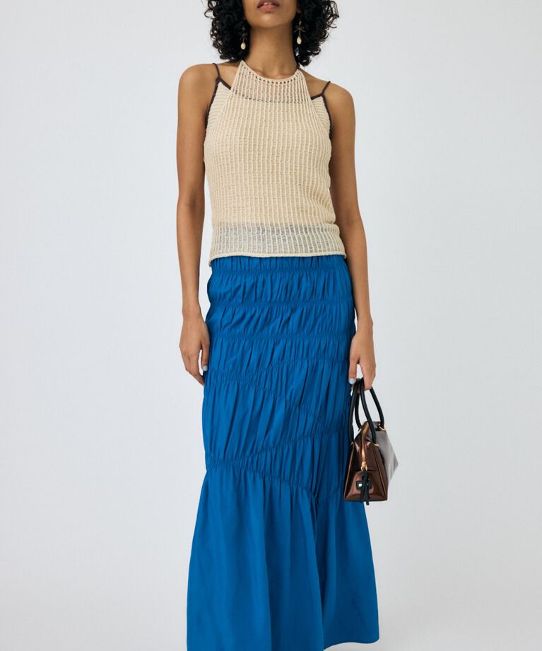MOUSSY「MESH KNIT キャミソール」|キャミソール|