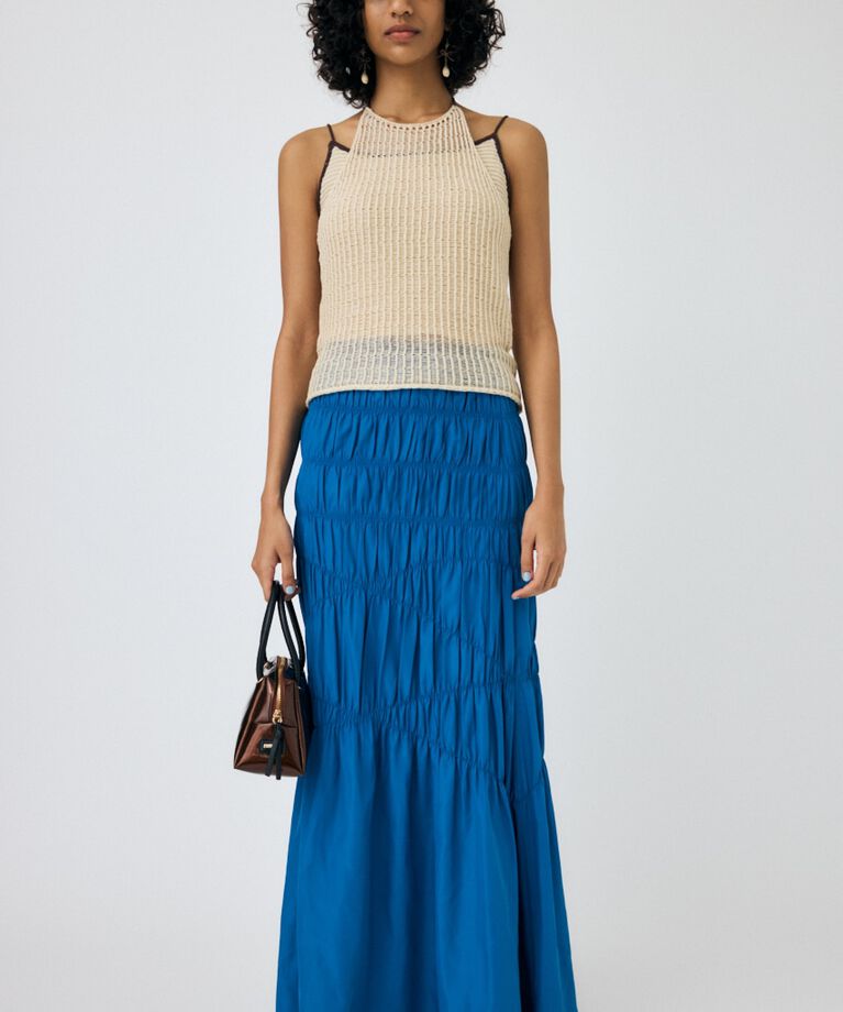 MOUSSY「MESH KNIT キャミソール」|キャミソール|