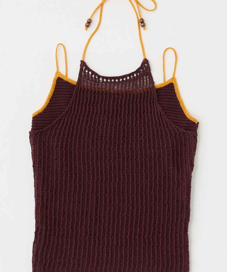 MOUSSY「MESH KNIT キャミソール」|キャミソール|