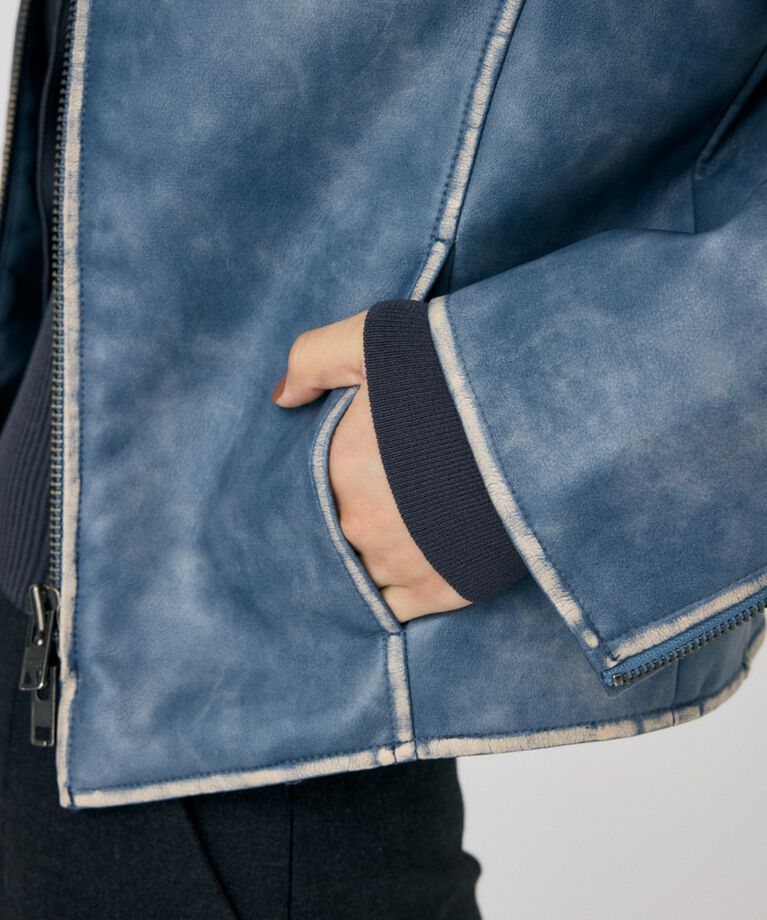 MOUSSY「FAUX LEATHER MINIMAL ジャケット」|その他|