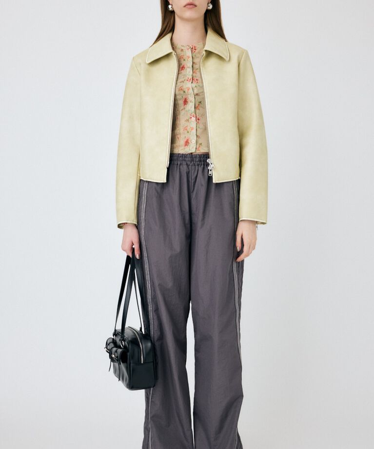 MOUSSY「FAUX LEATHER MINIMAL ジャケット」|その他|