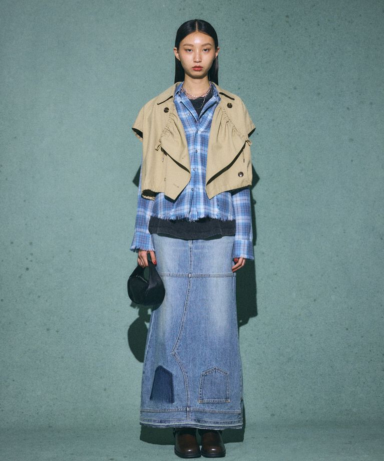 MOUSSY「DOUBLE FRONT TARTAN シャツ」|シャツ・ブラウス|