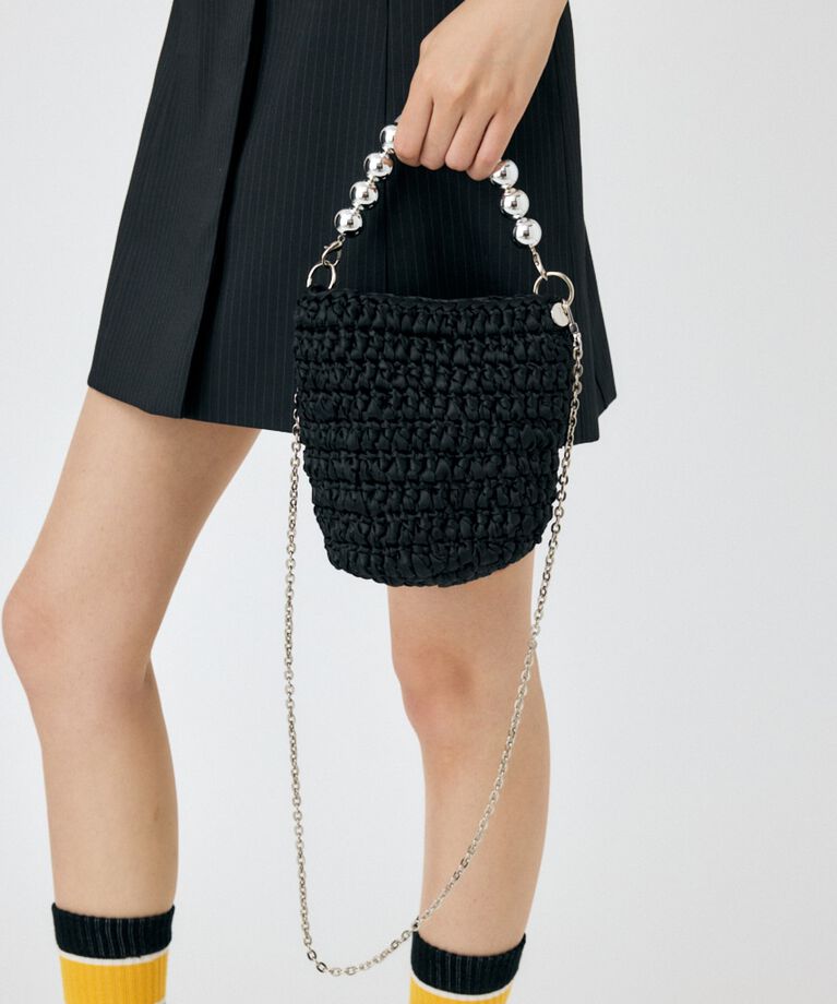MOUSSY「KNITTED サテンバッグ」|その他|