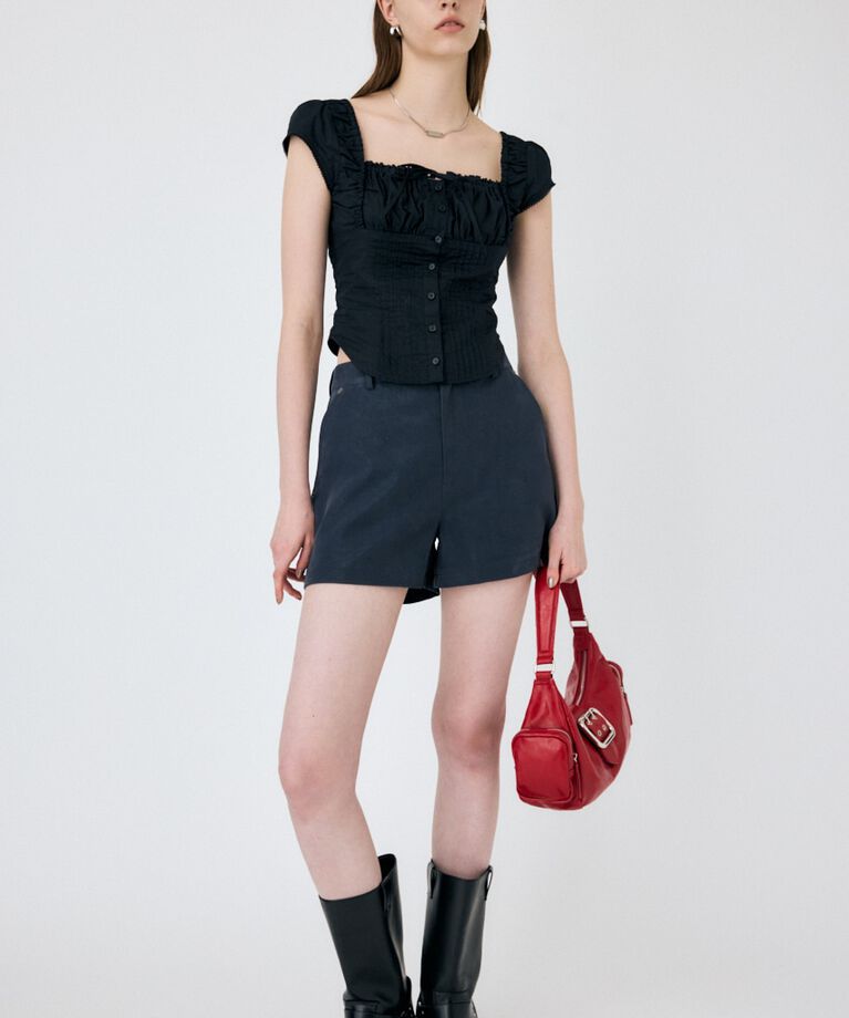 MOUSSY「F/LEATHER ショーツ」|その他|