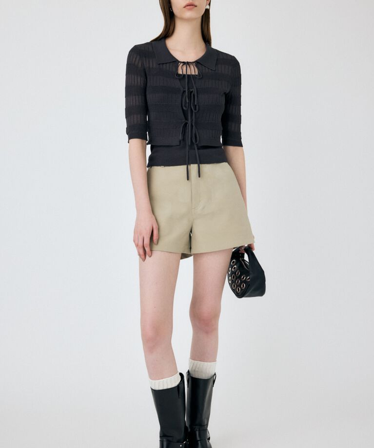 MOUSSY「F/LEATHER ショーツ」|その他|