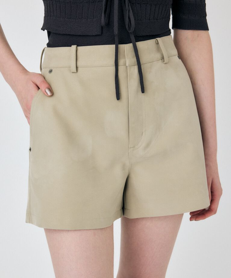 MOUSSY「F/LEATHER ショーツ」|その他|