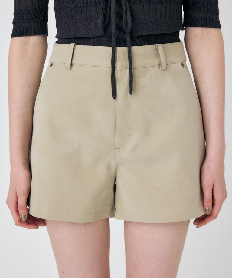 MOUSSY「F/LEATHER ショーツ」|その他|