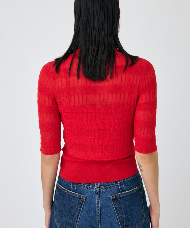 MOUSSY「KNIT CAMI & RIBBON シャツセット」|ニット・セーター|