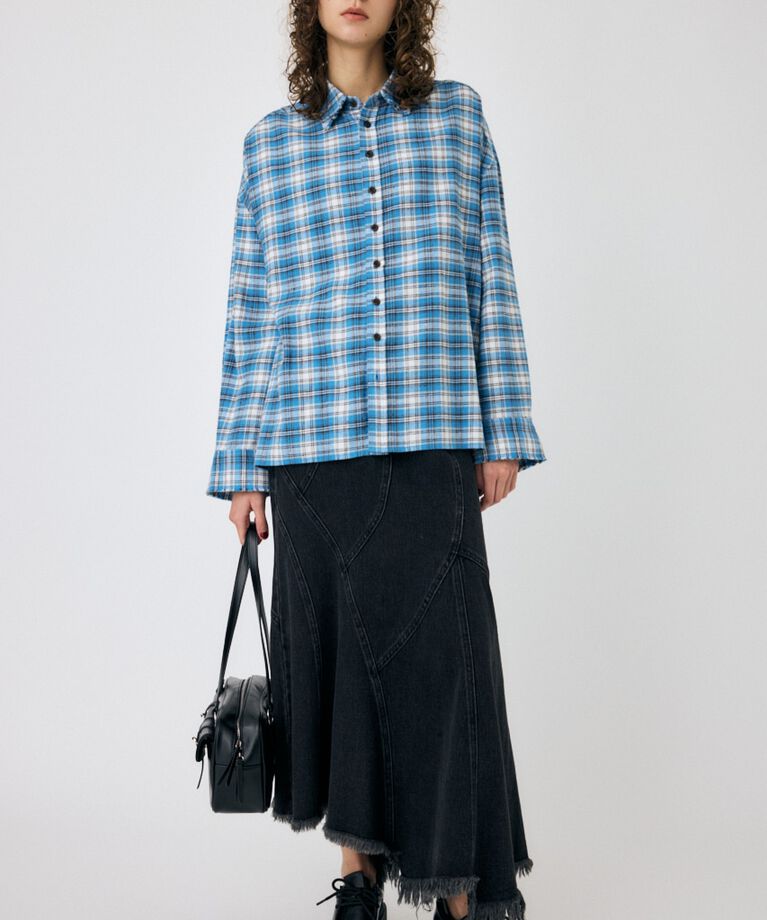 MOUSSY「BORROWED PLAID シャツ」|シャツ・ブラウス|