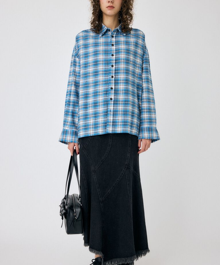 MOUSSY「BORROWED PLAID シャツ」|シャツ・ブラウス|