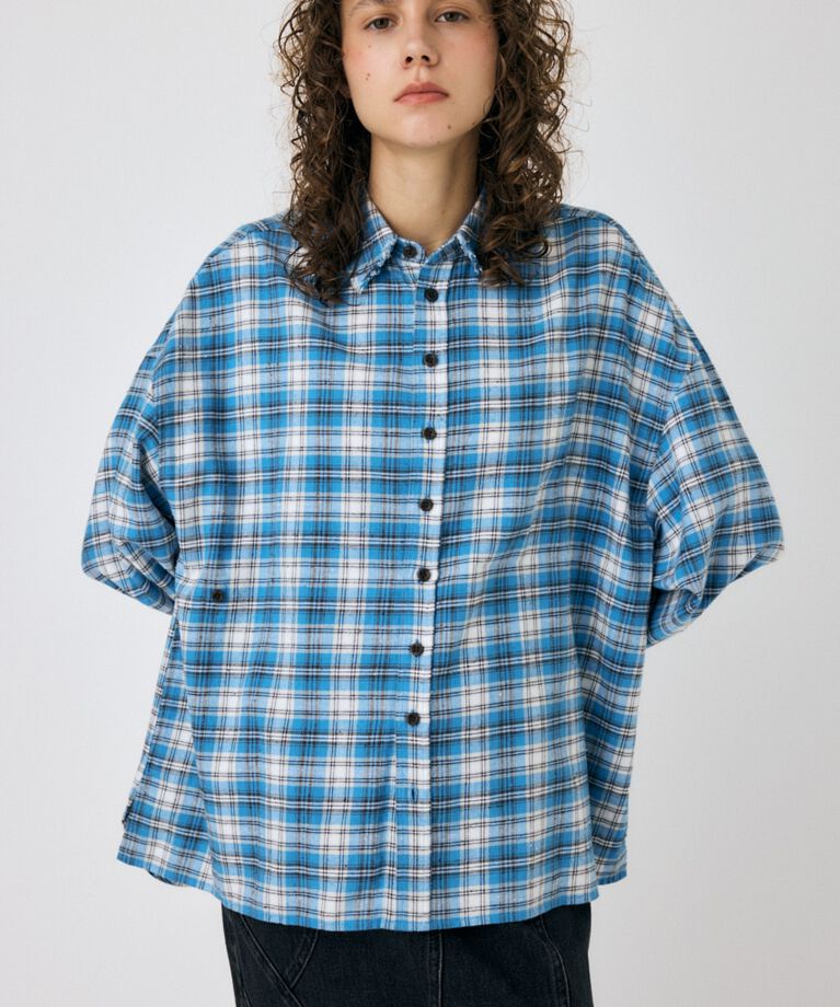 MOUSSY「BORROWED PLAID シャツ」|シャツ・ブラウス|