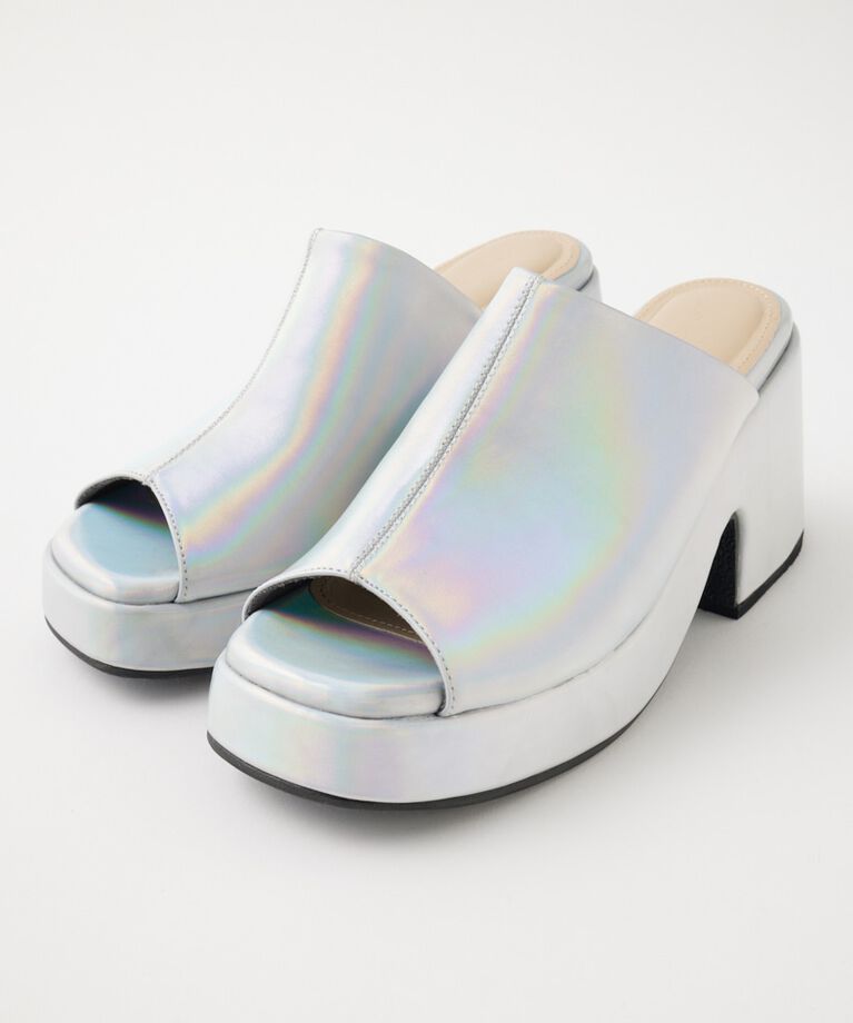 MOUSSY「PLATFORM ミュール」|サンダル|