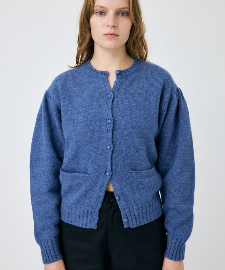 MOUSSY「BUTTON UP ニットカーディガン」|カーディガン|