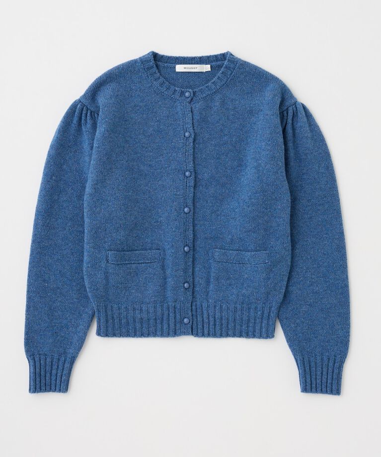MOUSSY「BUTTON UP ニットカーディガン」|カーディガン|