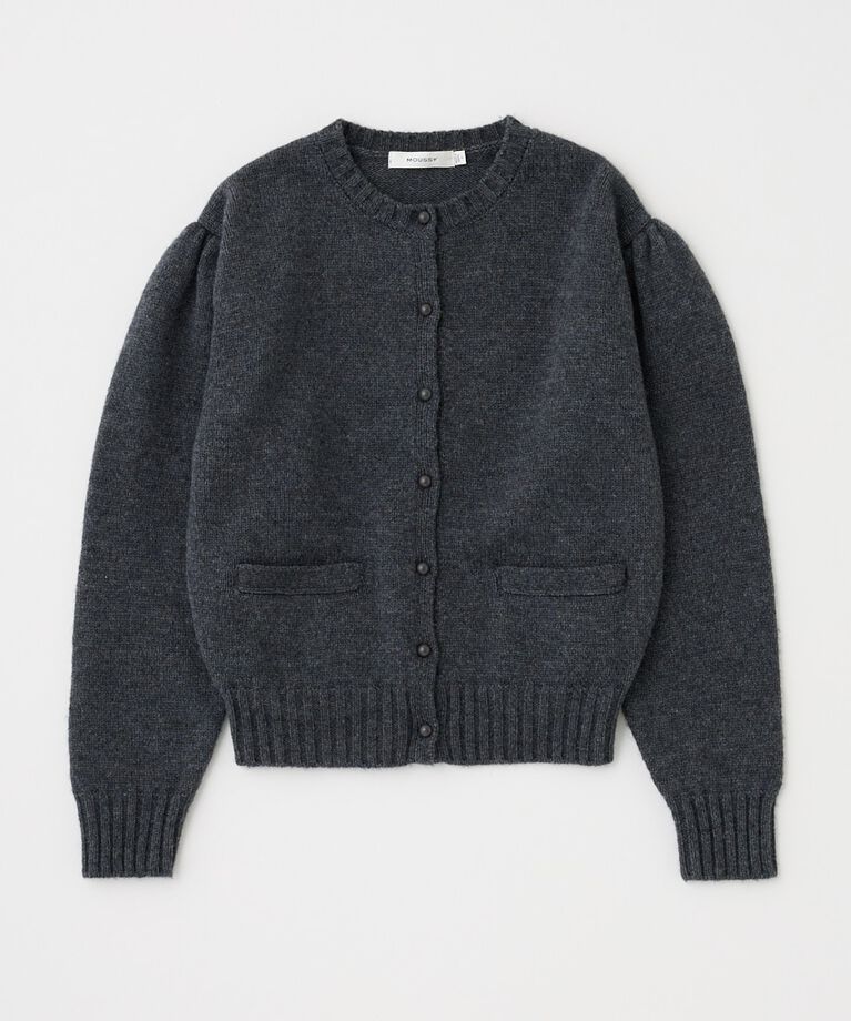 MOUSSY「BUTTON UP ニットカーディガン」|カーディガン|