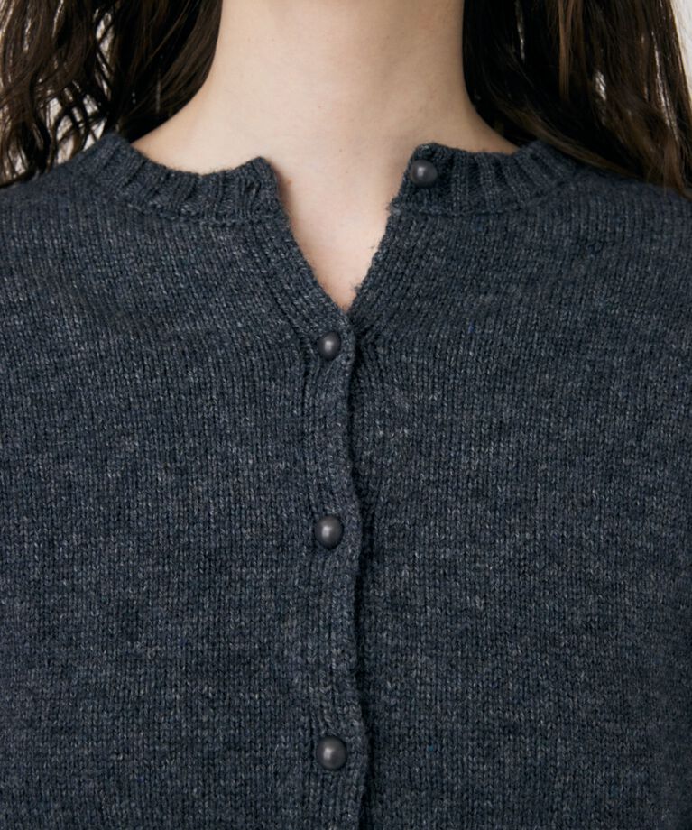 MOUSSY「BUTTON UP ニットカーディガン」|カーディガン|