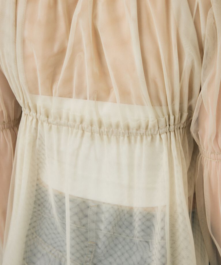 MOUSSY「TULLE LAYERED トップス」|シャツ・ブラウス|