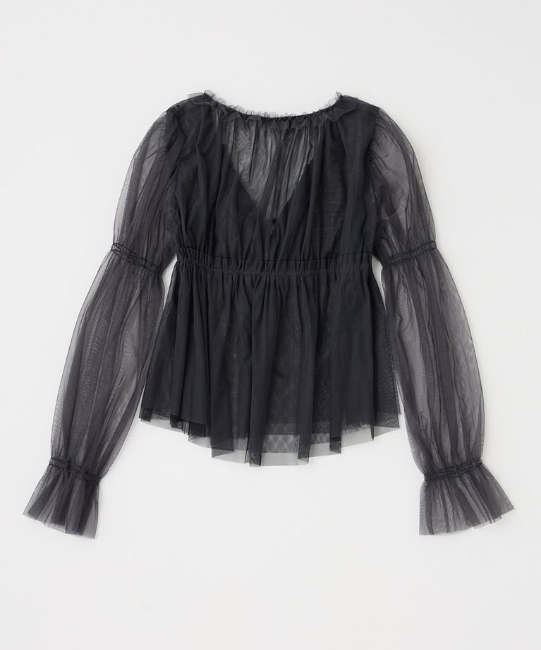 MOUSSY「TULLE LAYERED トップス」|シャツ・ブラウス|