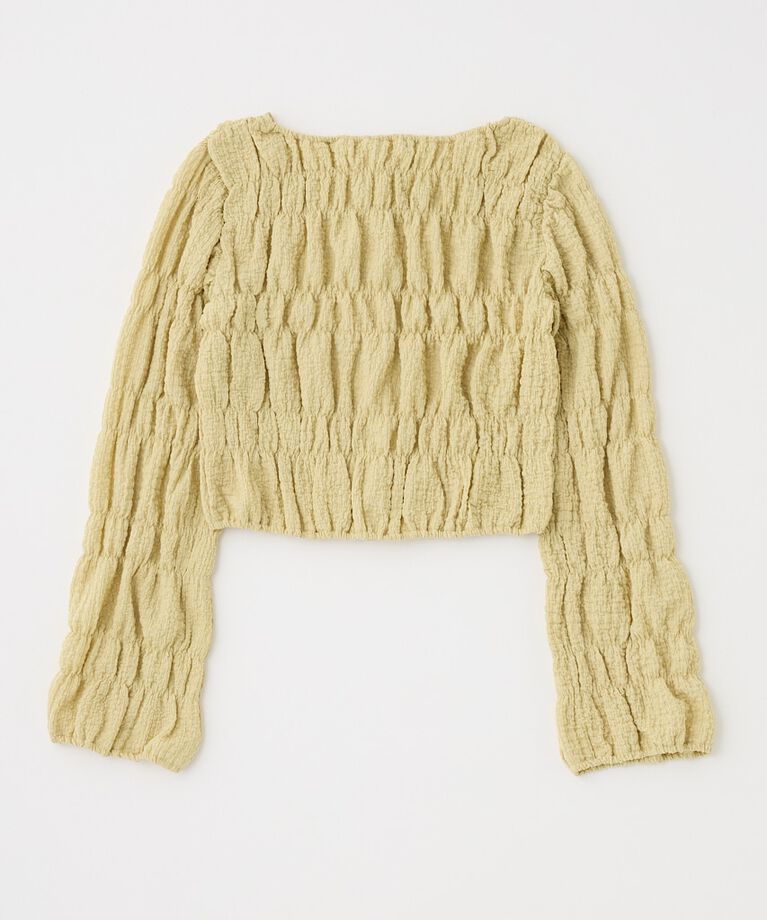 MOUSSY「SHIRRING カーディガン」|Tシャツ・カットソー|