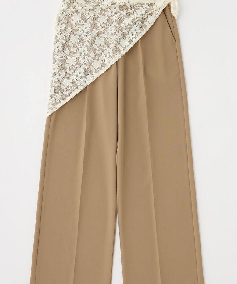 MOUSSY「LACE SCARF トラウザーズ」|その他|