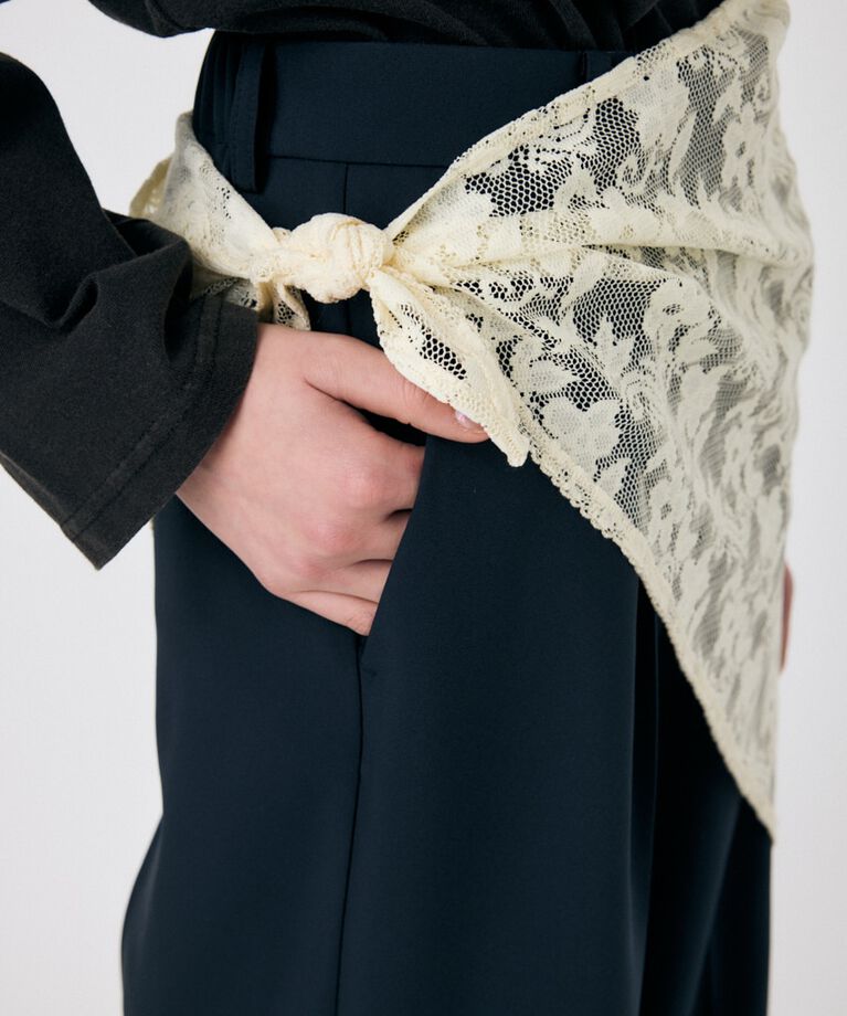 MOUSSY「LACE SCARF トラウザーズ」|その他|