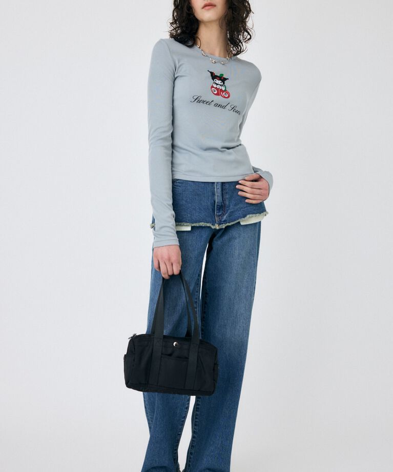 MOUSSY「LAYERED WIDE STRAIGHT デニム」|デニム|