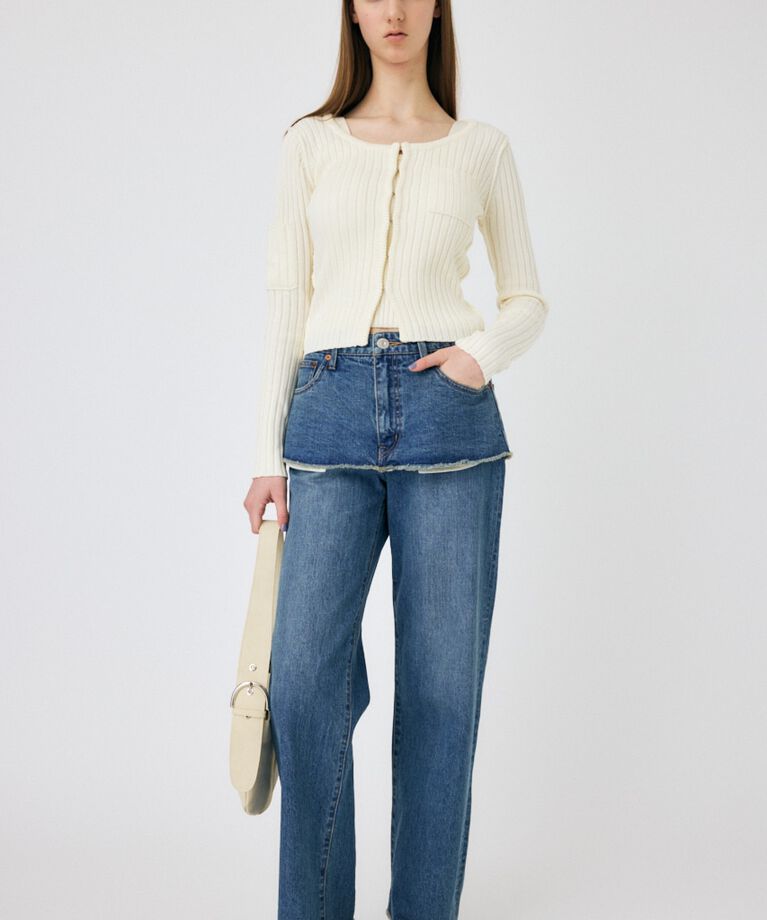 MOUSSY「RIB KNIT CD & タンク」|ニット・セーター|