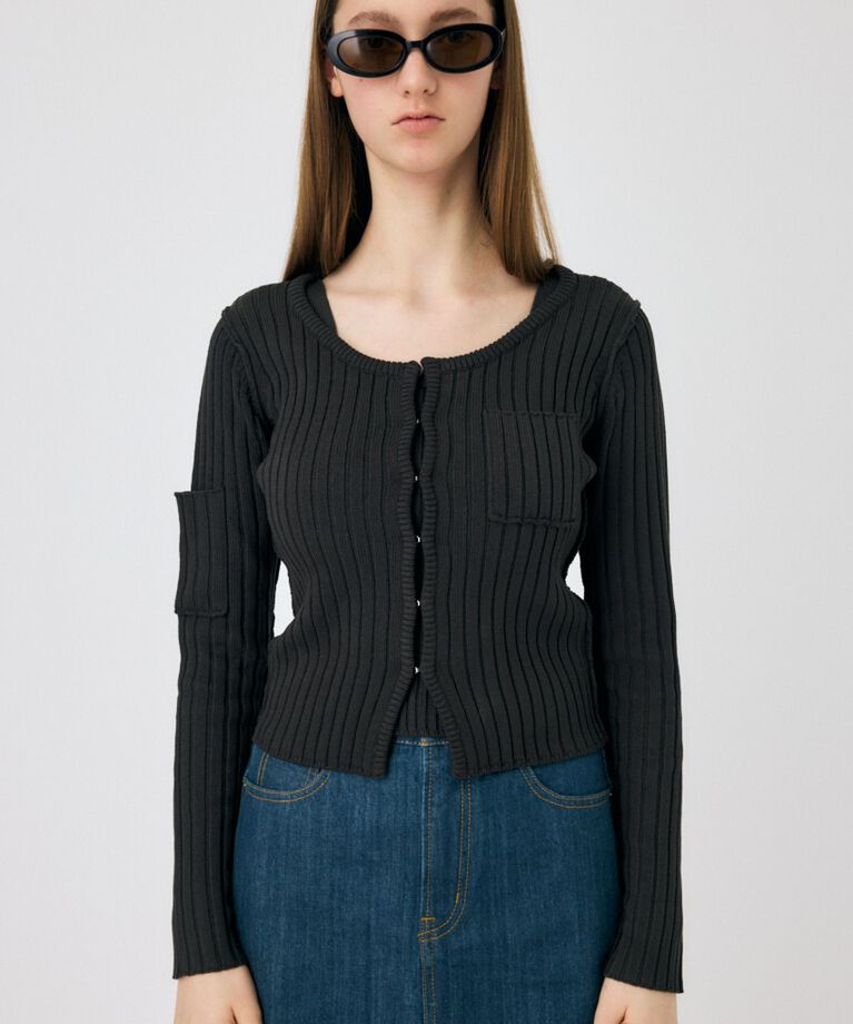 MOUSSY「RIB KNIT CD & タンク」|ニット・セーター|
