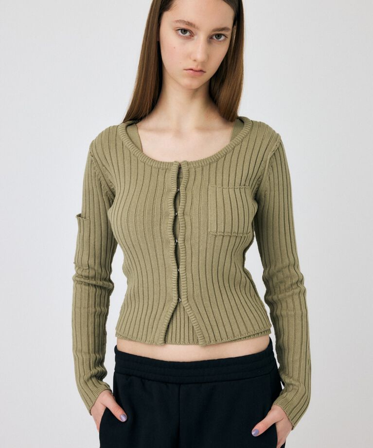 MOUSSY「RIB KNIT CD & タンク」|ニット・セーター|