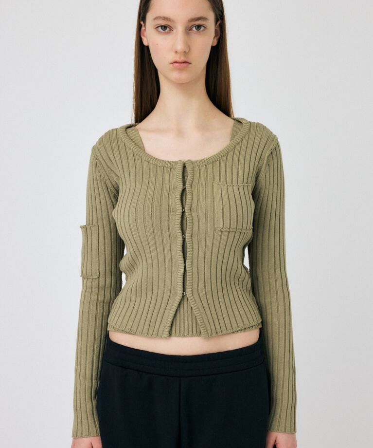 MOUSSY「RIB KNIT CD & タンク」|ニット・セーター|