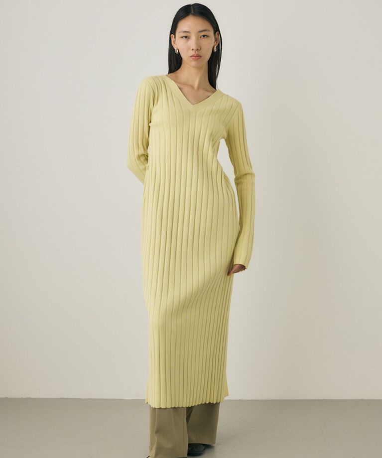 MOUSSY「2WAYニットワンピース　リサイクルポリエステル使用」|ワンピース|