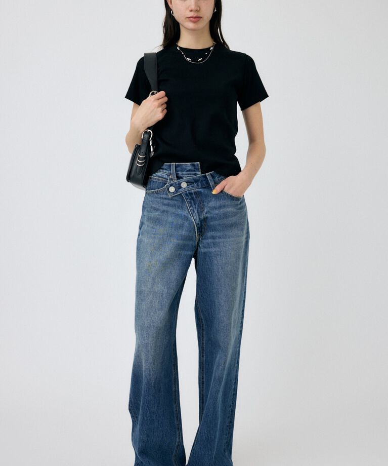 MOUSSY「SUVIN GIZA  CN TEE」|Tシャツ・カットソー|
