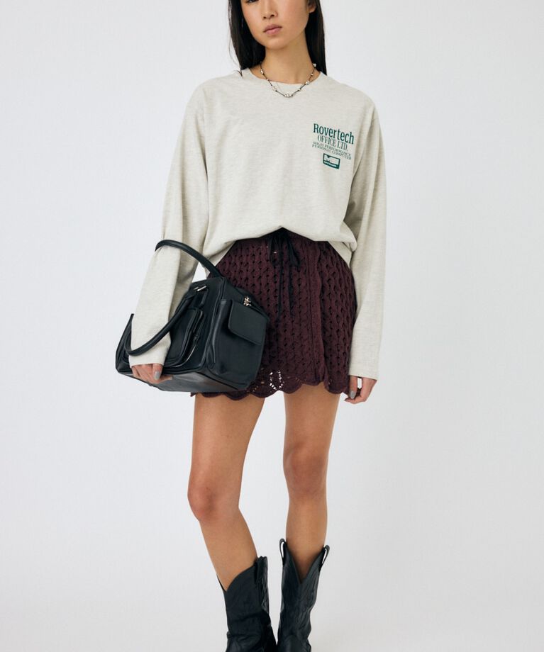 MOUSSY「COMPANY ロングスリーブTEE」|Tシャツ・カットソー|