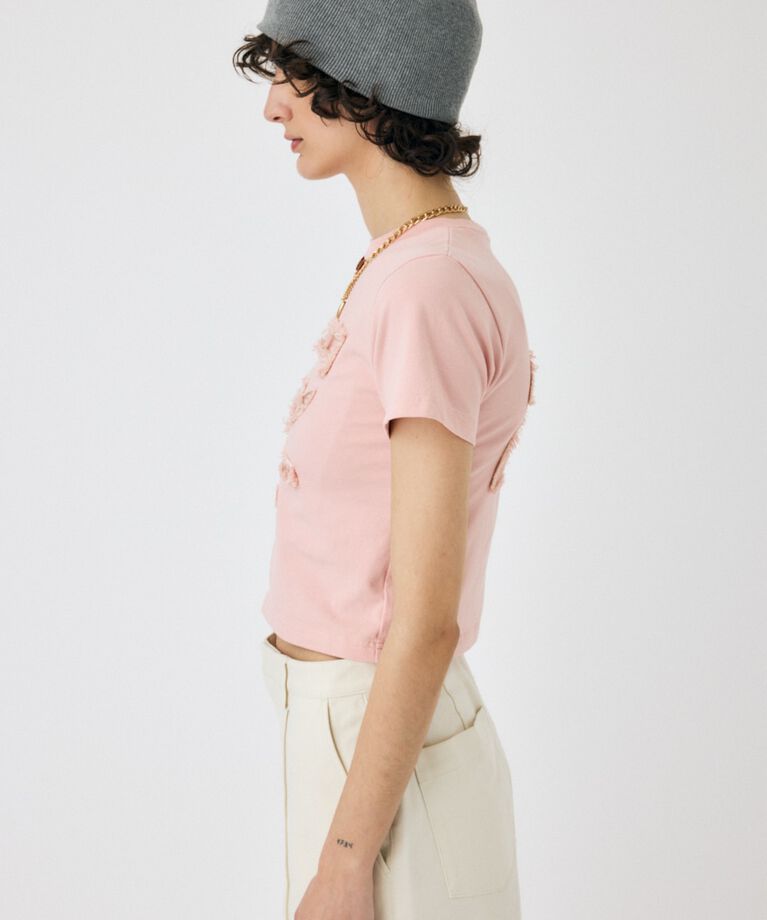 MOUSSY「PATCH DENIM 25TH Tシャツ」|Tシャツ・カットソー|