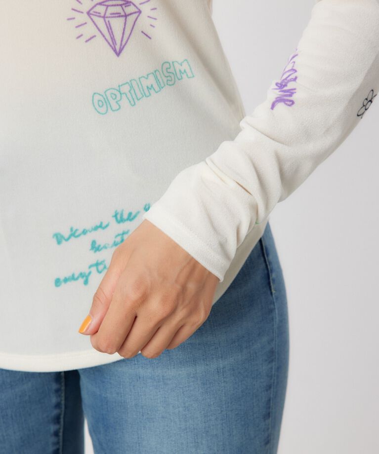 RODEO CROWNS「Brushedテキストシアートップス」|Tシャツ・カットソー|