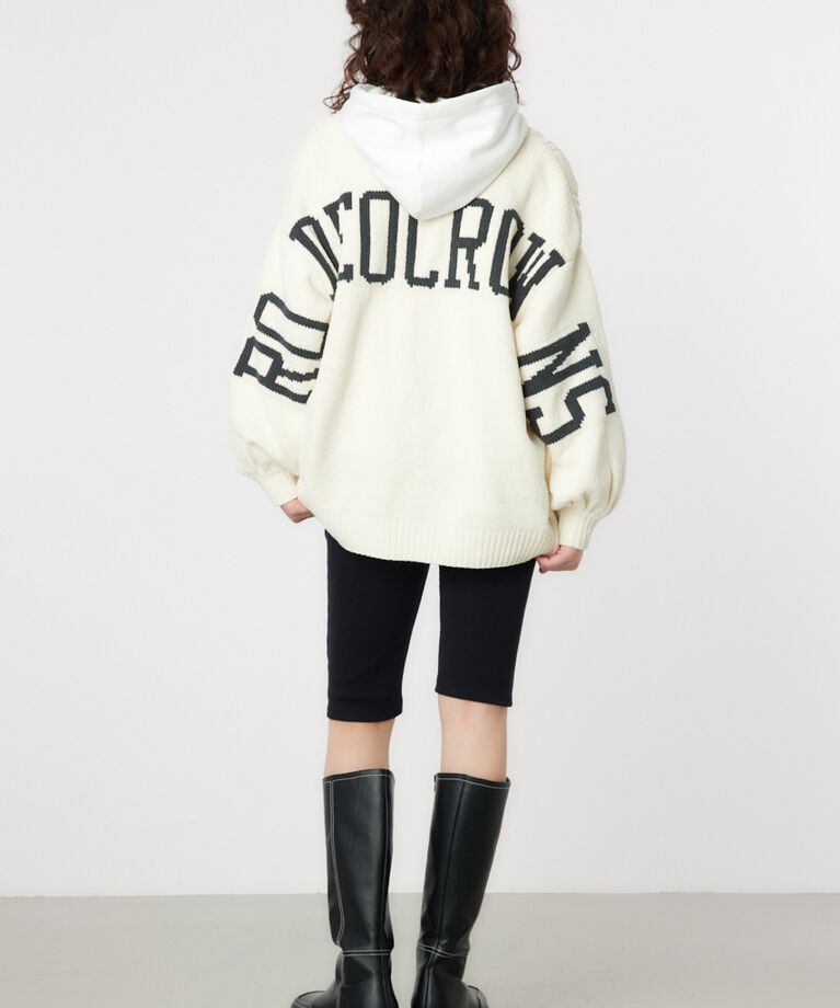 RODEO CROWNS「ロゴモールニットトッパー」|カーディガン|