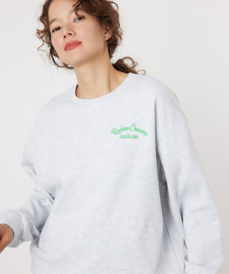 RODEO CROWNS「CROWN スウェット トップス」|パーカー|L/T.GRY1